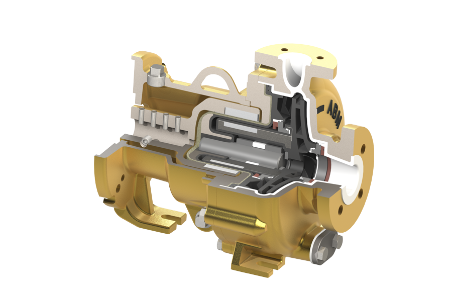 AP-M magnetic drive pump cutaway